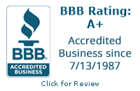 A+ Rating from The Better Business Bureau.